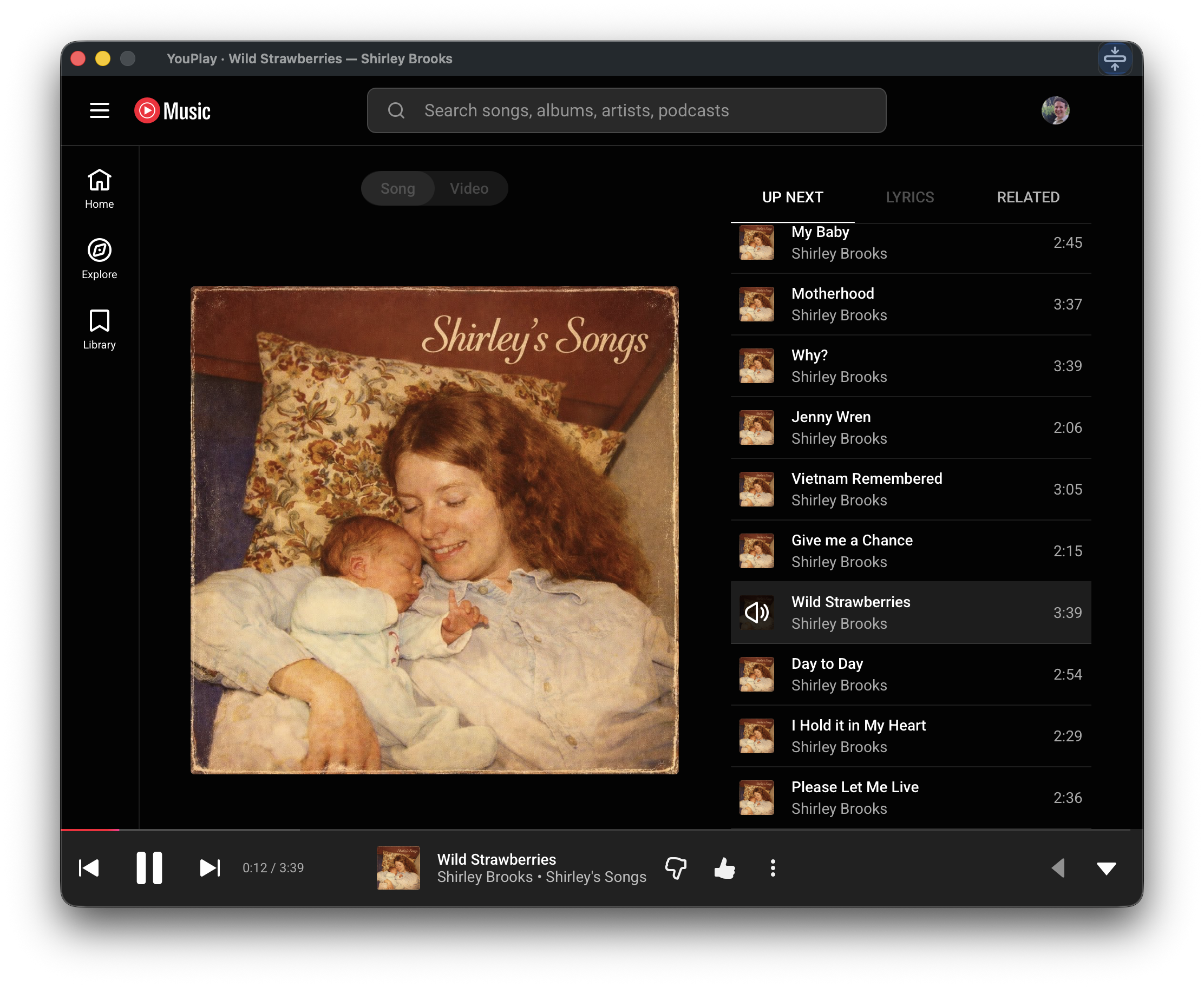 Mixlet full player screenshot